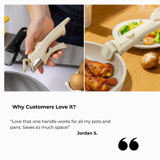 Heat-Safe Detachable Handle