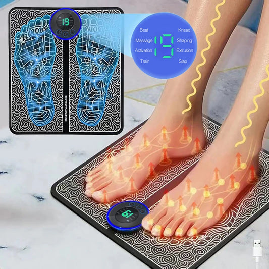 Electric Foot Massager Pad – Muscle Massage & Relaxation Trainer