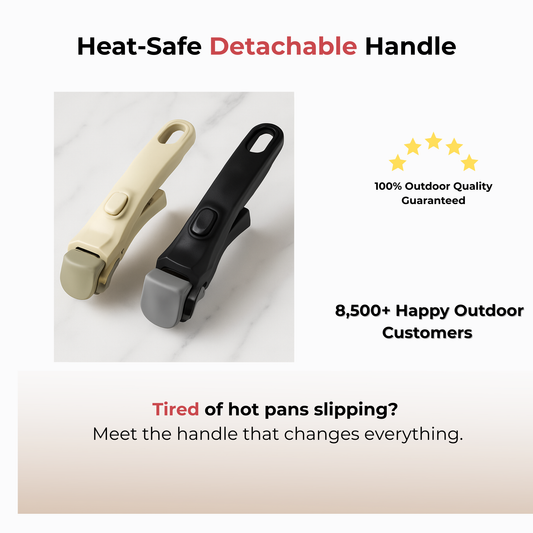 Heat-Safe Detachable Handle